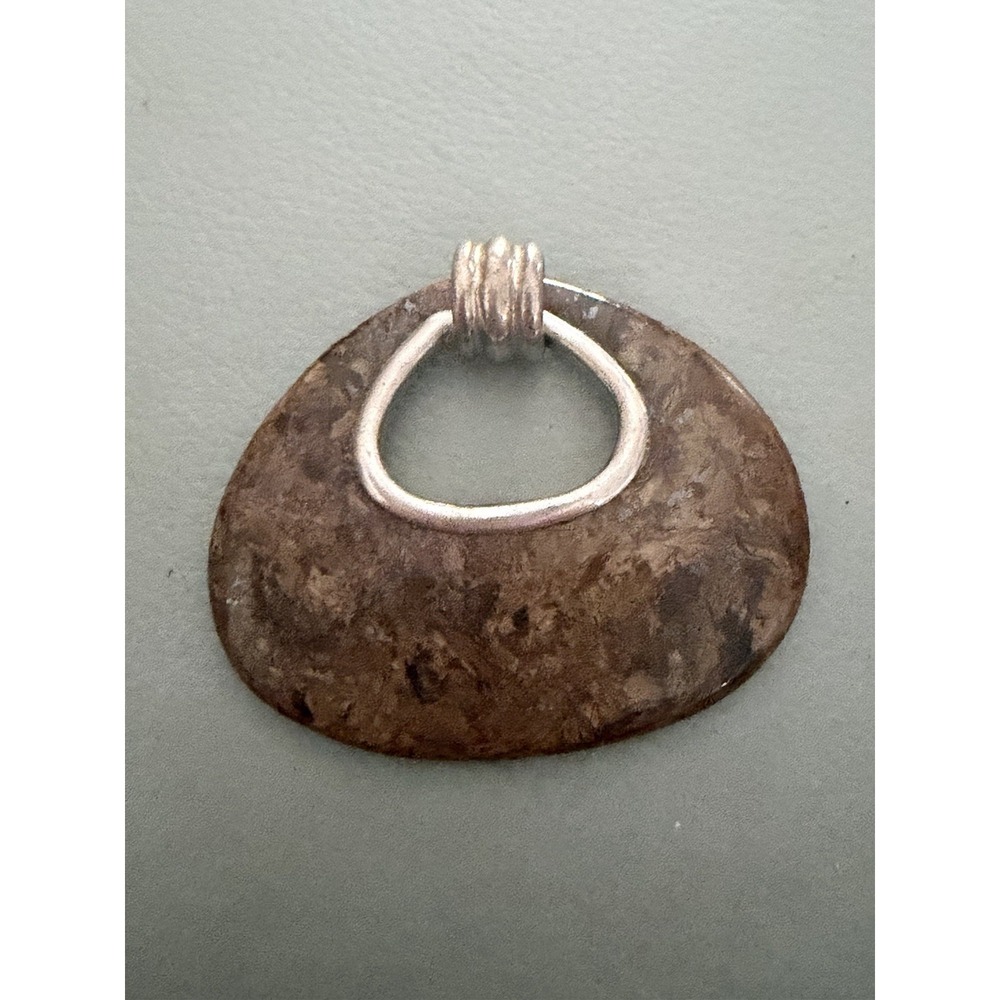 Silpada Bronzite Sterling Silver Pendant